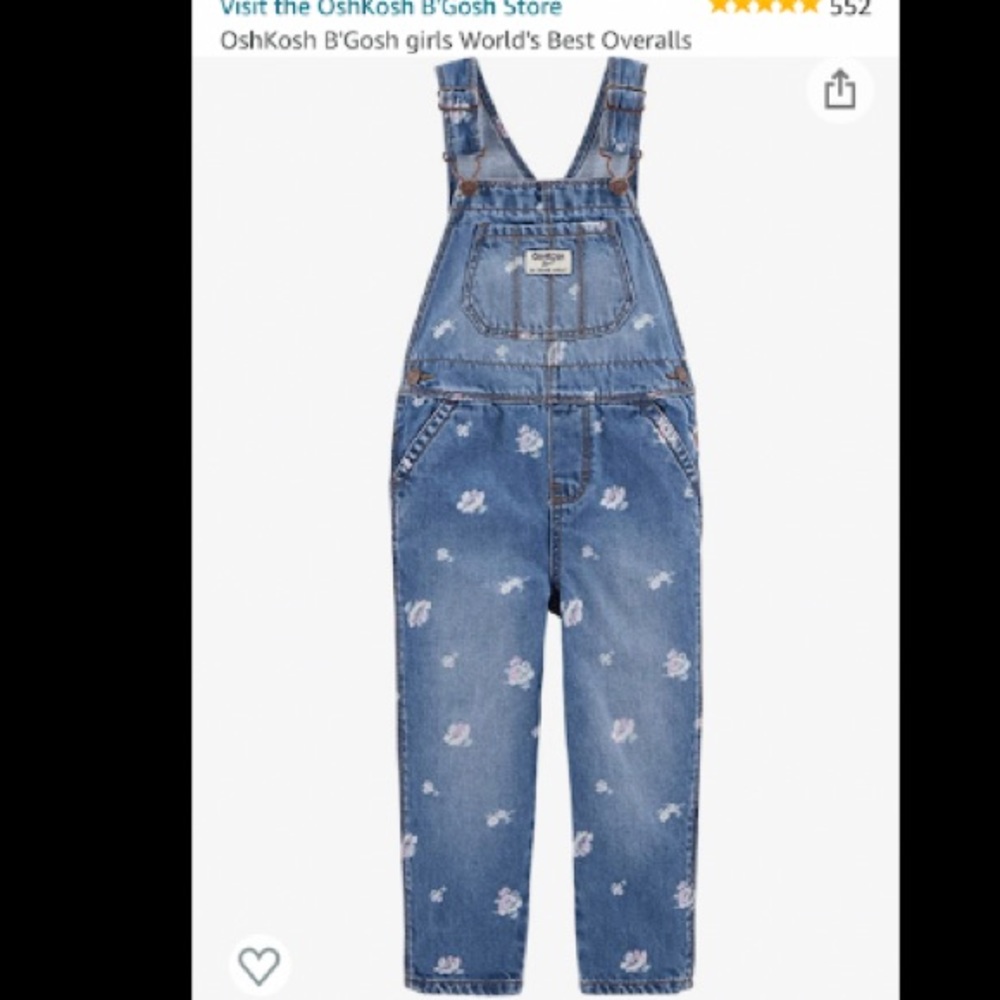 OshKosh Toddler Girl Overalls